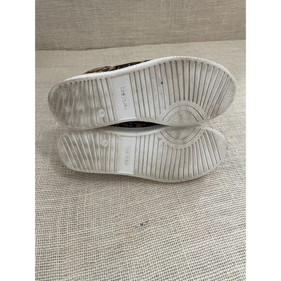 Tretorn Women's Brown Nylite Plus Leopard Canvas Sneaker Shoes Size 5 M - Picture 9 of 9